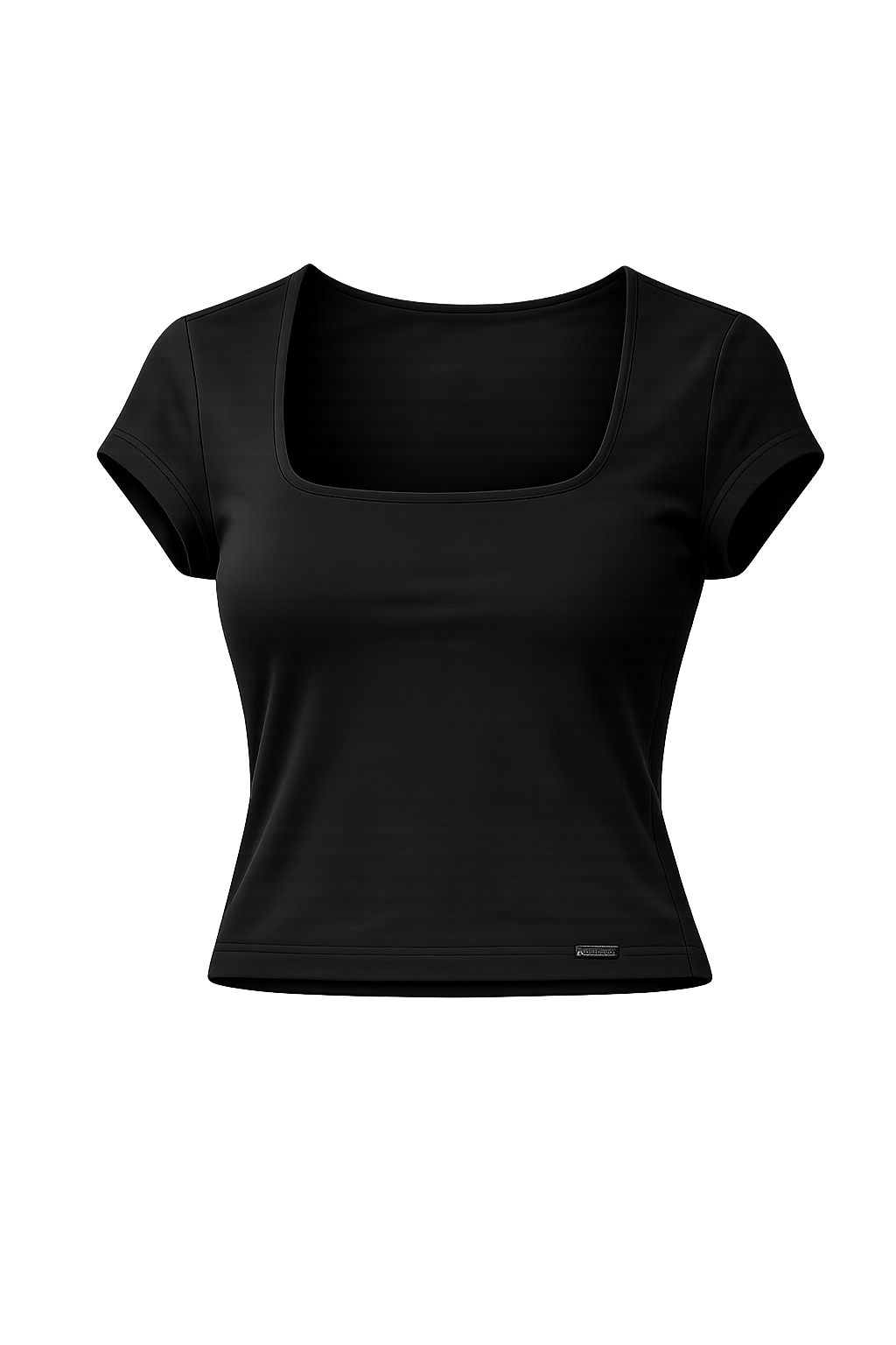 COTTON C-SQUARE NECK