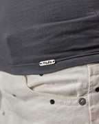COTTON U-SHAPED NECK - DARK GRAY