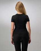 COTTON ROUND NECK - BLACK