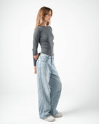 COTTON ROUND NECK LONG SLEEVE