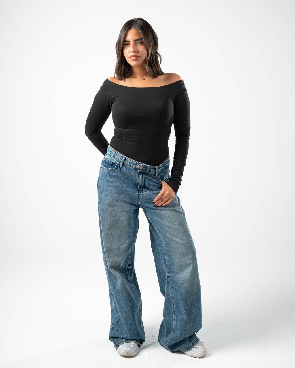 COTTON BOAT NECK LONG SLEEVE