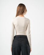 COTTON ROUND NECK LONG SLEEVE