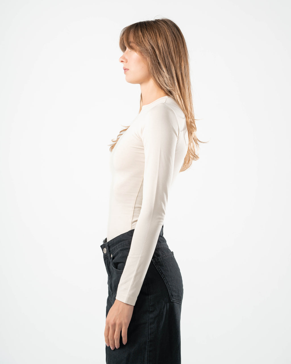 COTTON ROUND NECK LONG SLEEVE