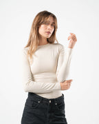 COTTON ROUND NECK LONG SLEEVE