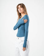 COTTON BOAT NECK LONG SLEEVE