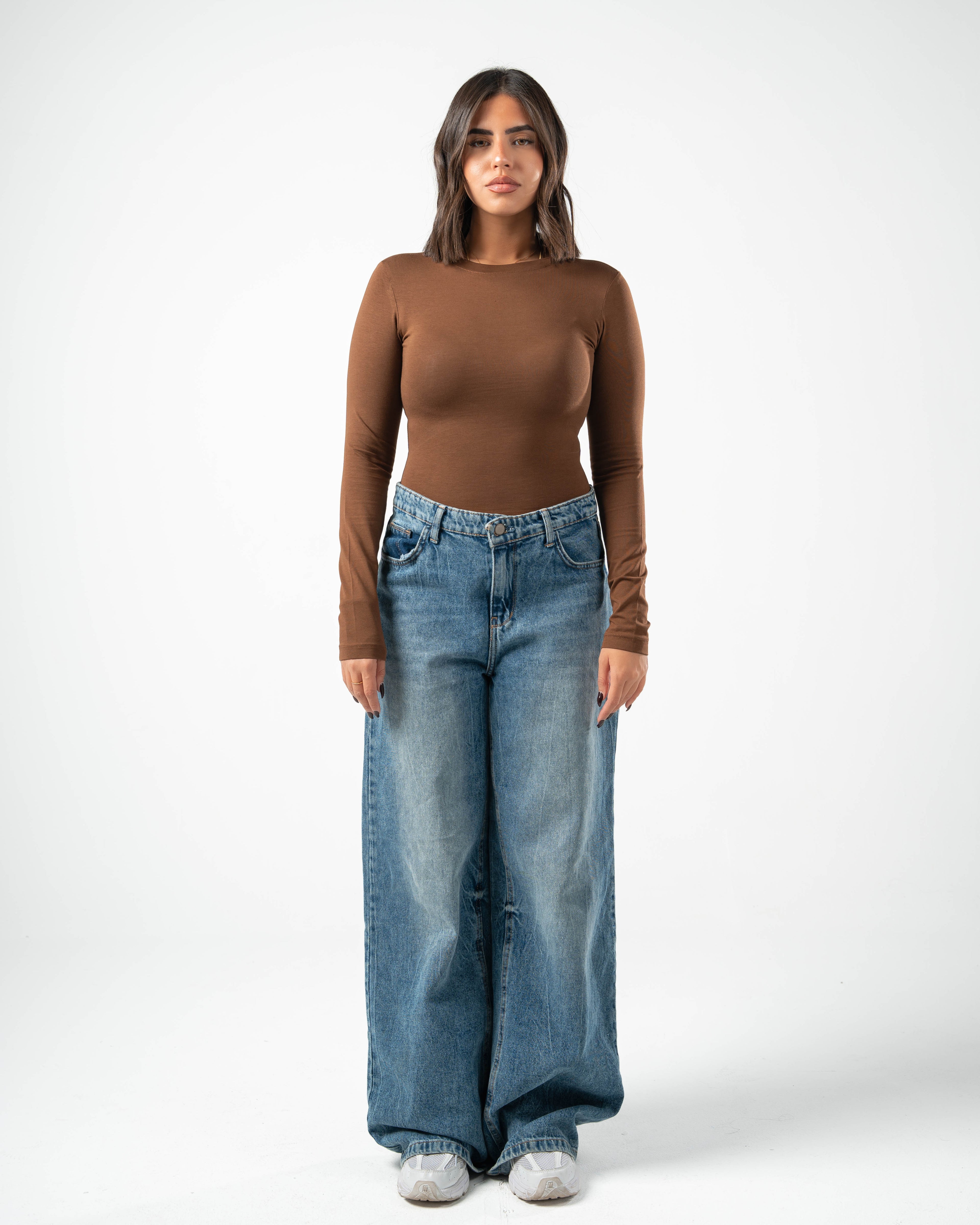 COTTON ROUND NECK LONG SLEEVE