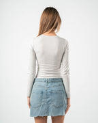 COTTON ROUND NECK LONG SLEEVE