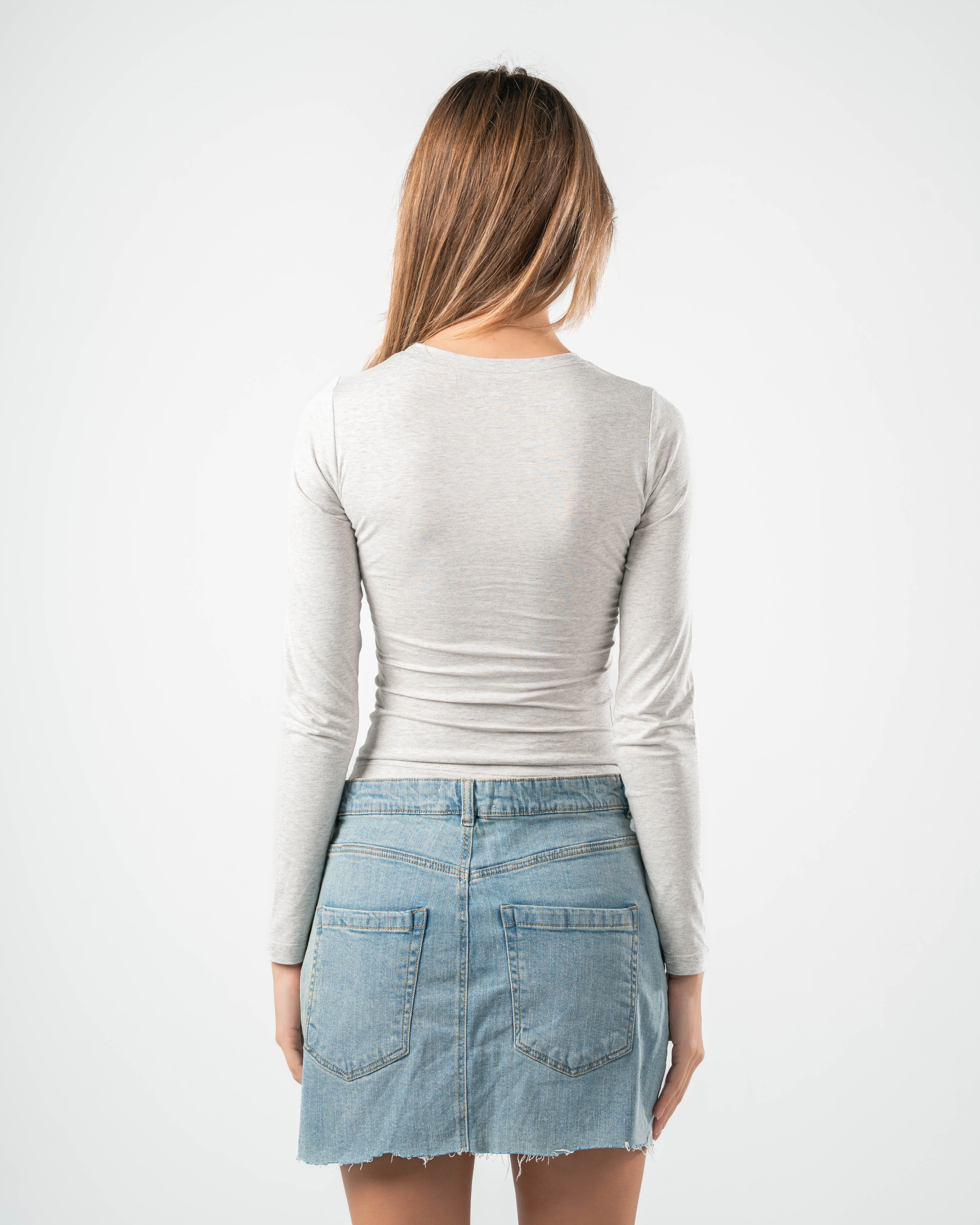 COTTON ROUND NECK LONG SLEEVE