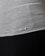 COTTON C-SQUARE NECK- LIGHT GRAY