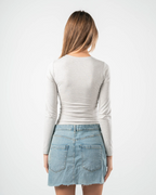 COTTON ROUND NECK LONG SLEEVE